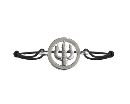 Auspicious Trishul Bracelet in silver - Jewelslane