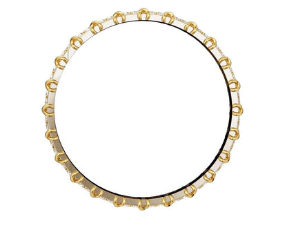 Two tone diamond bangle - Jewelslane