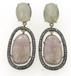 Victorian Silver Diamond Earring - Jewelslane
