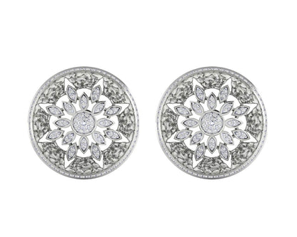Viny Diamond Earrings in 18k hallmarked gold with certified diamonds - Jewelslane