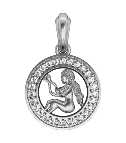 Virgo Charm in silver - Jewelslane