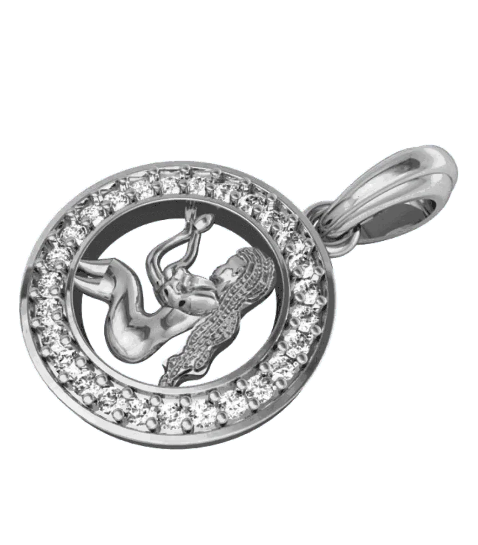 Virgo Charm in silver - Jewelslane
