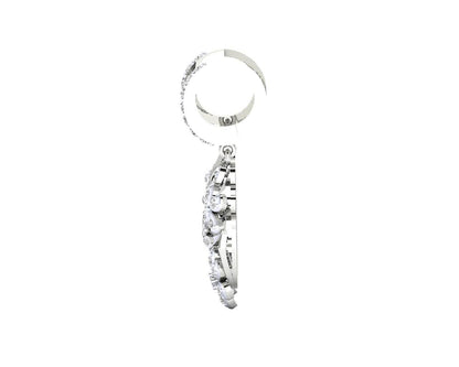 Wagma Diamond dangle drop earrings in gold - Jewelslane