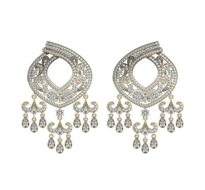 Winsome Wedding wear Earrings - Jewelslane