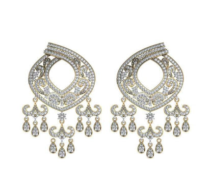 Winsome Wedding wear Earrings - Jewelslane