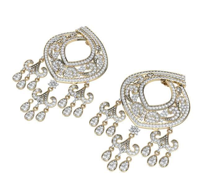 Winsome Wedding wear Earrings - Jewelslane