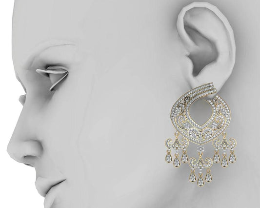 Winsome Wedding wear Earrings - Jewelslane