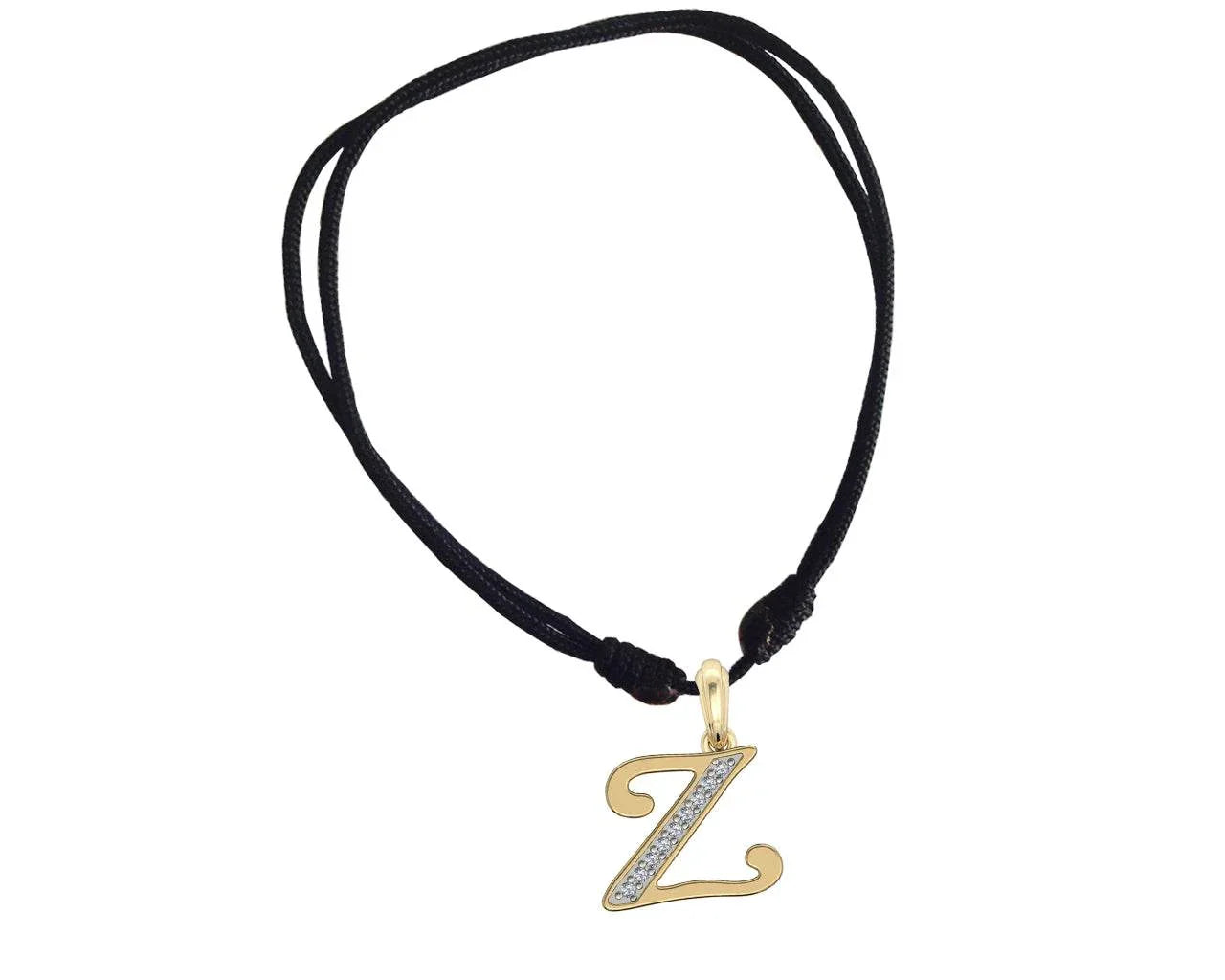 Gold Alphabet Z charm - Jewelslane