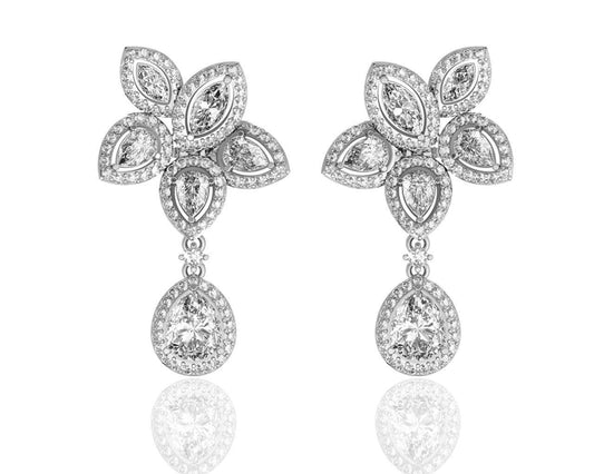 Aadita Exquisite Zircon Earrings - Jewelslane