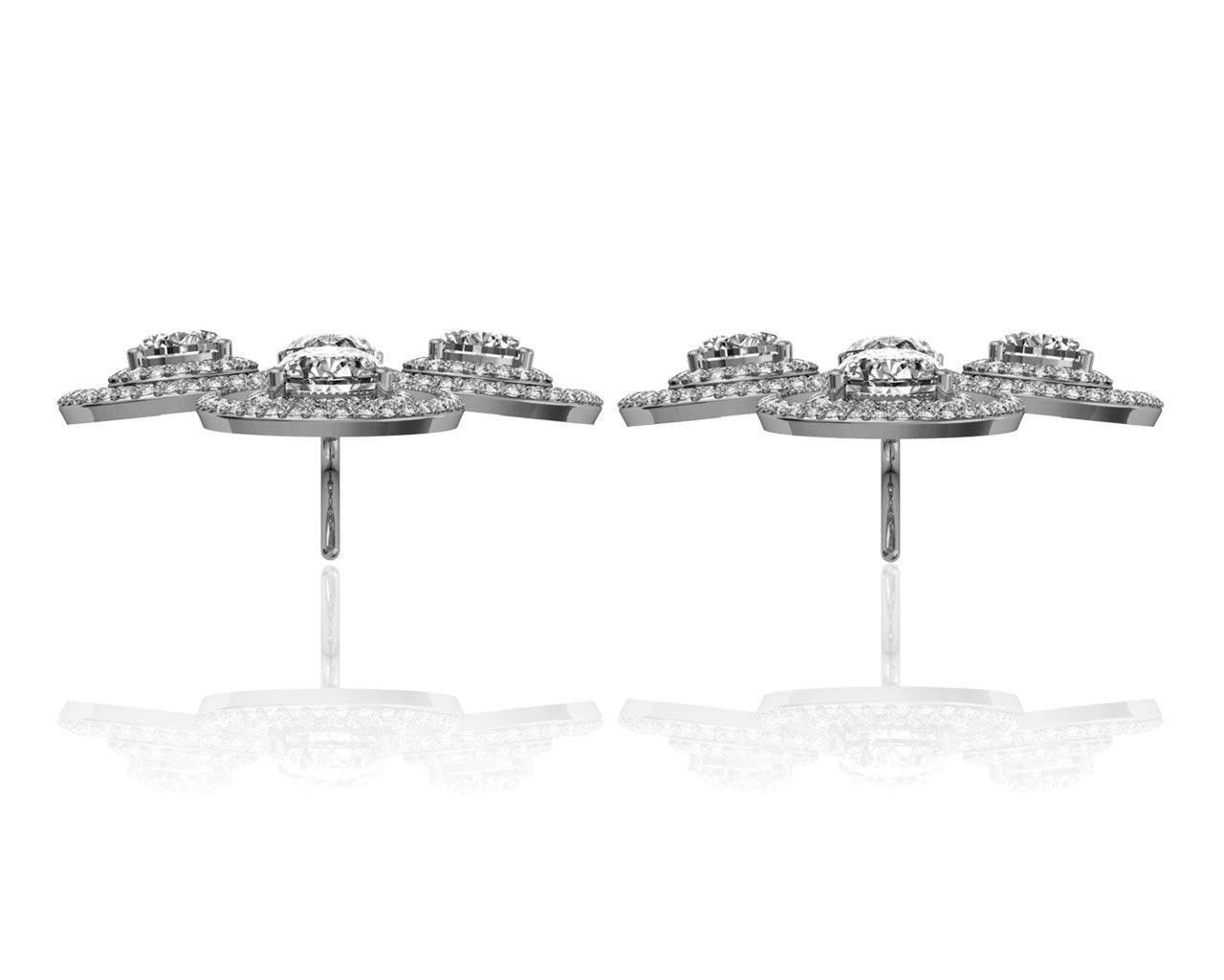 Aadya Diamond Look Earring in Silver - Jewelslane