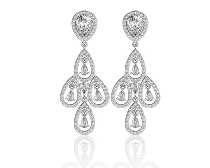 Aaisha American Diamond Danglers - Jewelslane