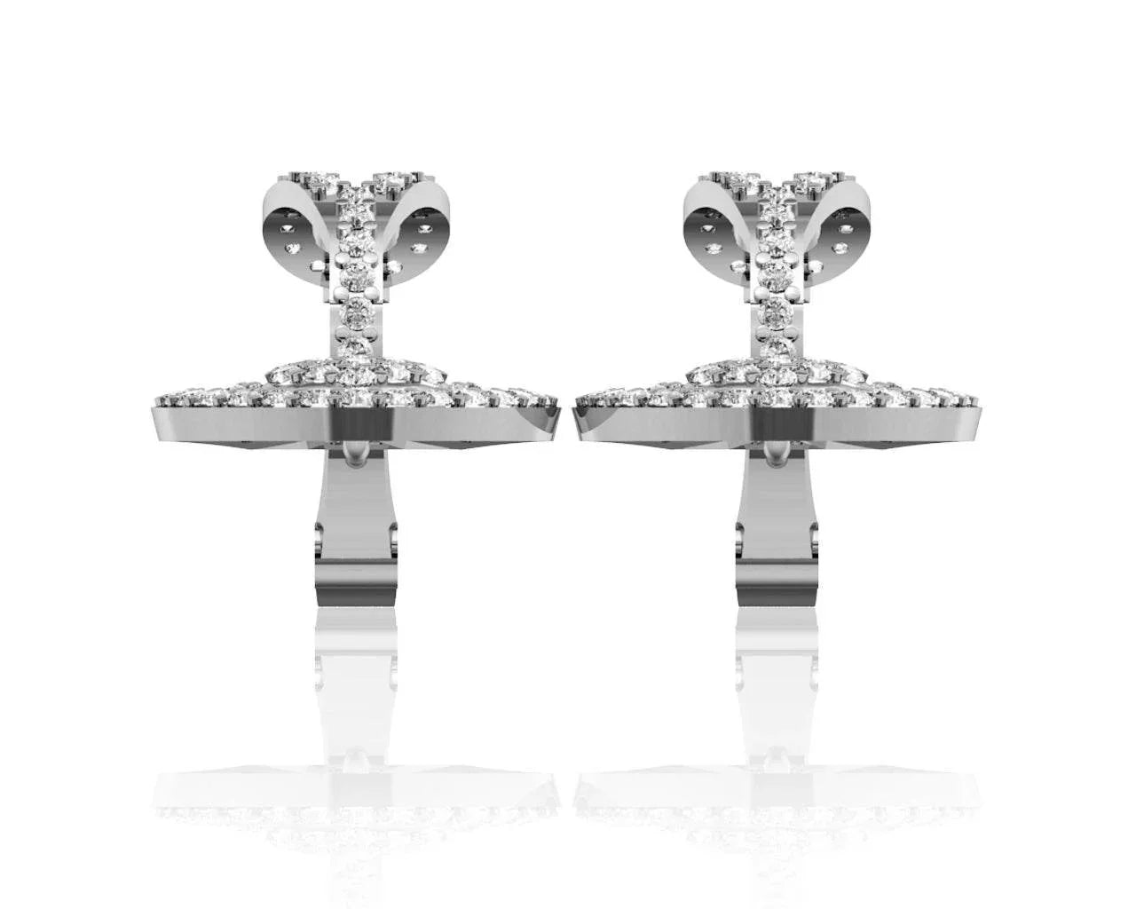 Aalia Day & Nite Diamond Look Earrings - Jewelslane