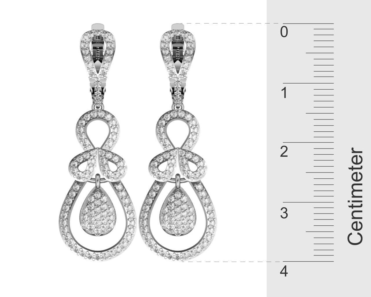 Aalia Day & Nite Diamond Look Earrings - Jewelslane