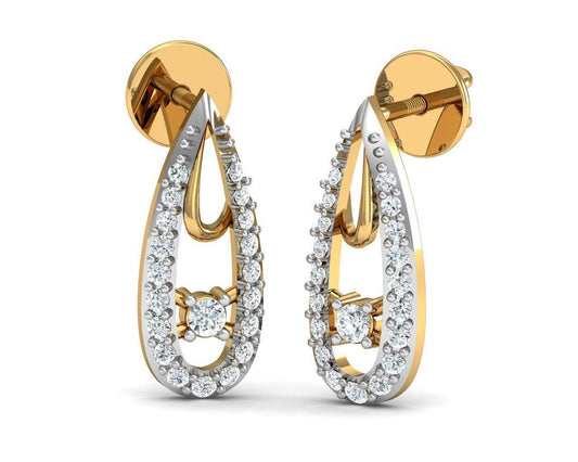 Aanshi Diamond Earrings - Jewelslane