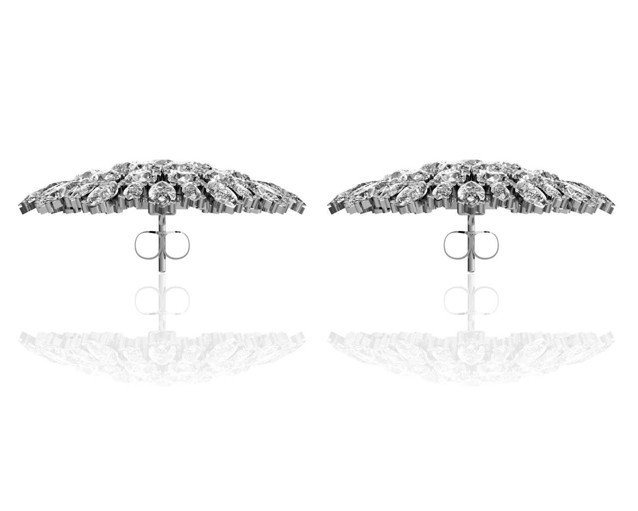 Aara Designer Diamond Look Danglers - Jewelslane