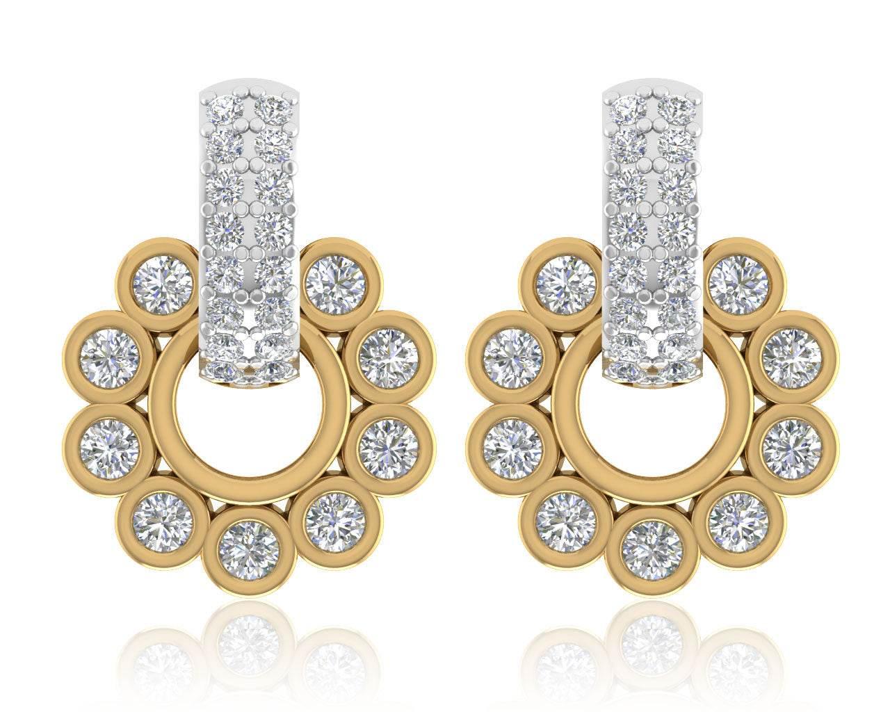 Aarchi Diamond Earrings - Jewelslane