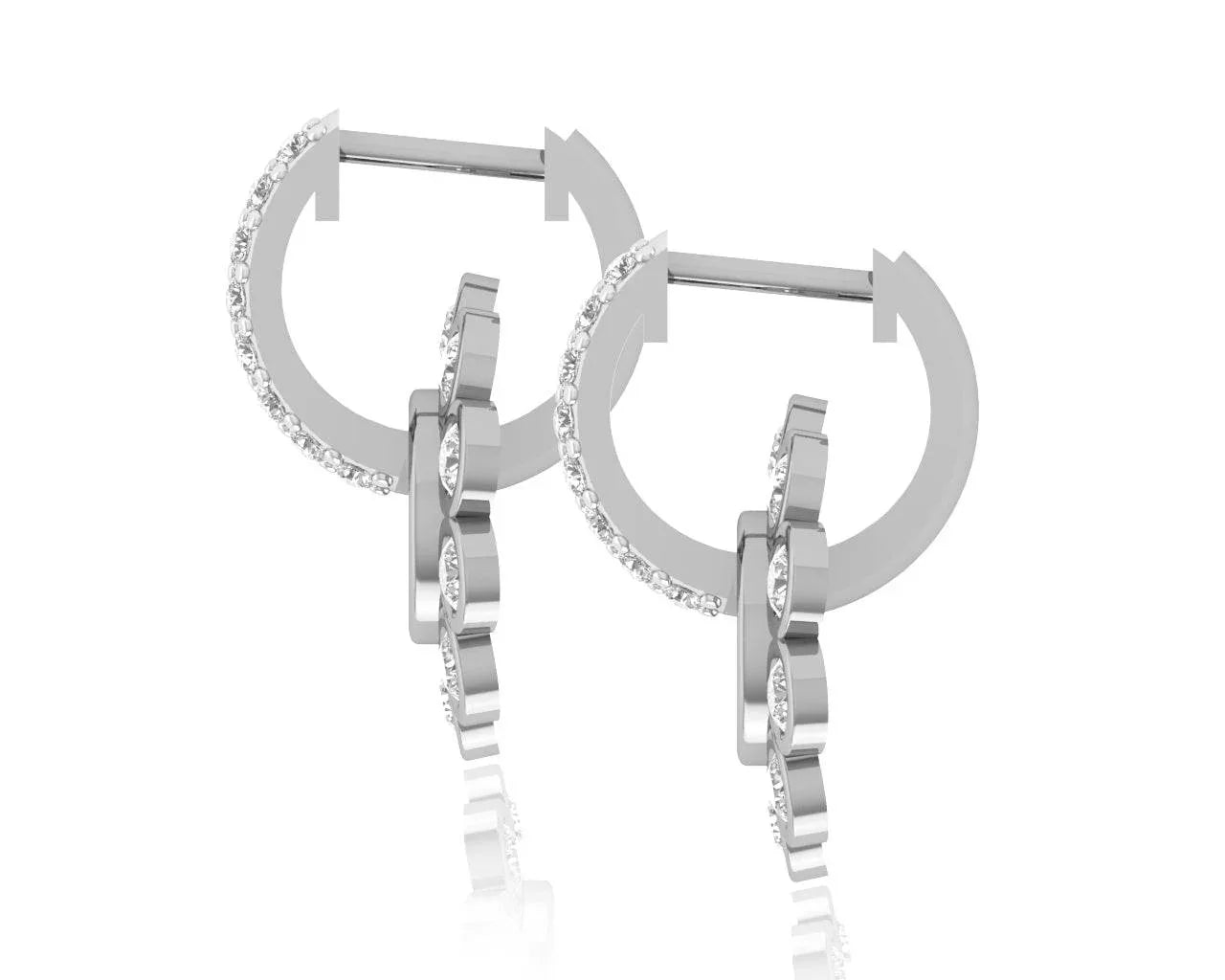 Aarchi Diamond Earrings - Jewelslane
