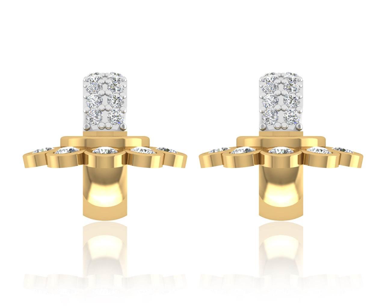 Aarchi Diamond Earrings - Jewelslane