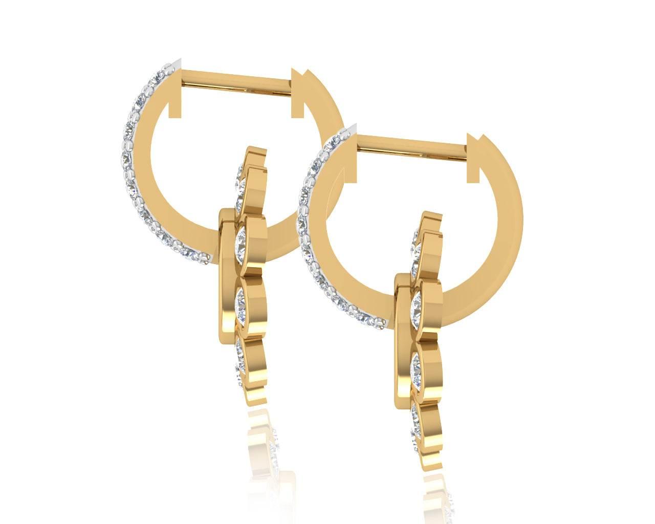 Aarchi Diamond Earrings - Jewelslane