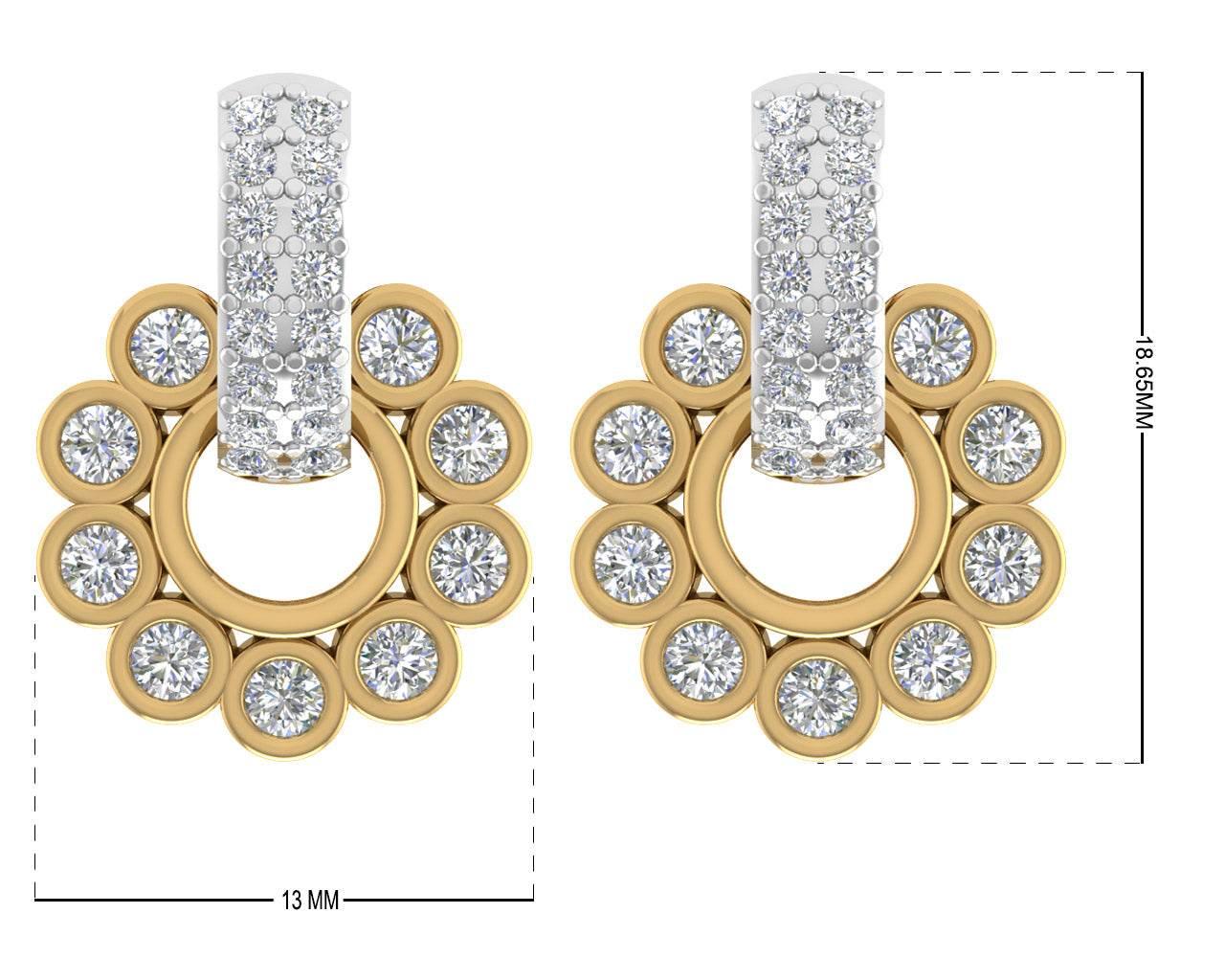 Aarchi Diamond Earrings - Jewelslane