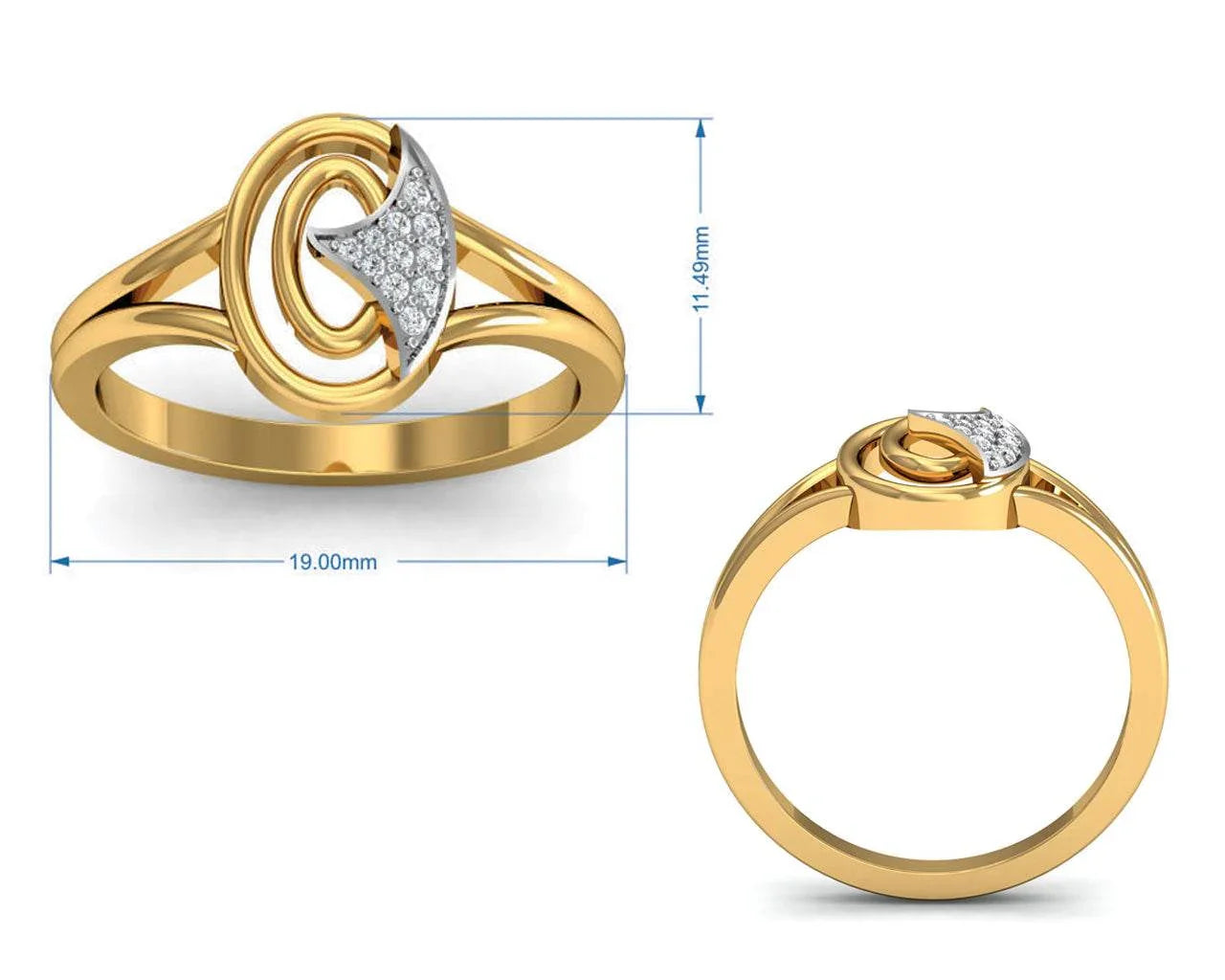 Aarya Diamond Ring - Jewelslane
