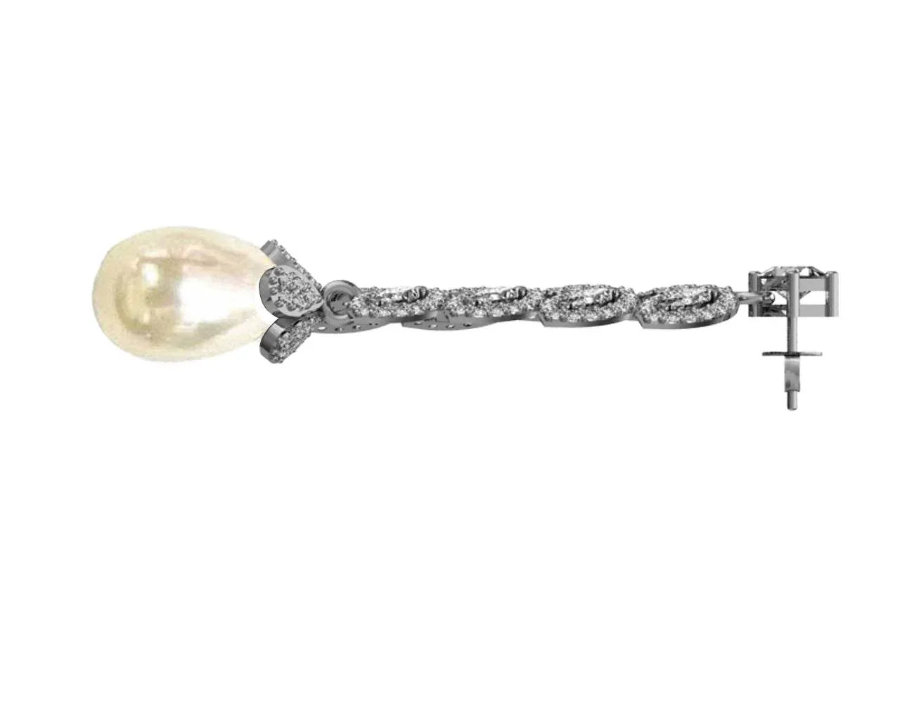 Aashika Pearl Earrings - Jewelslane