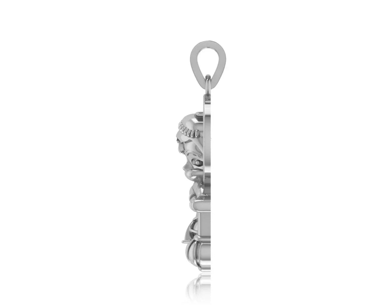Adorable Bal Hanuman Gold Pendant - Jewelslane