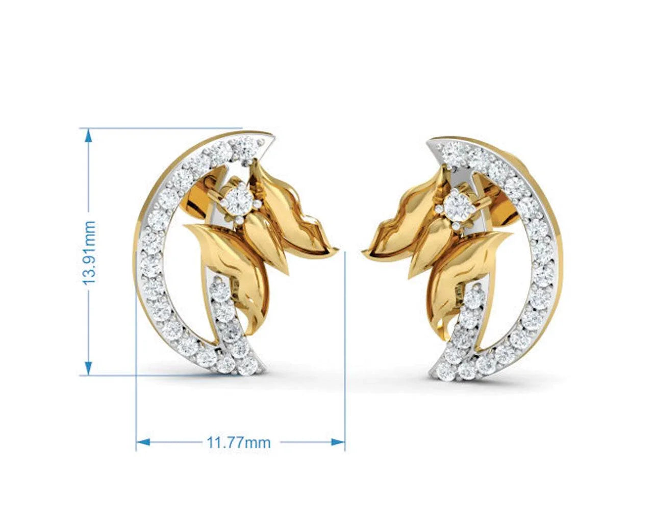 Afni Diamond Earrings - Jewelslane