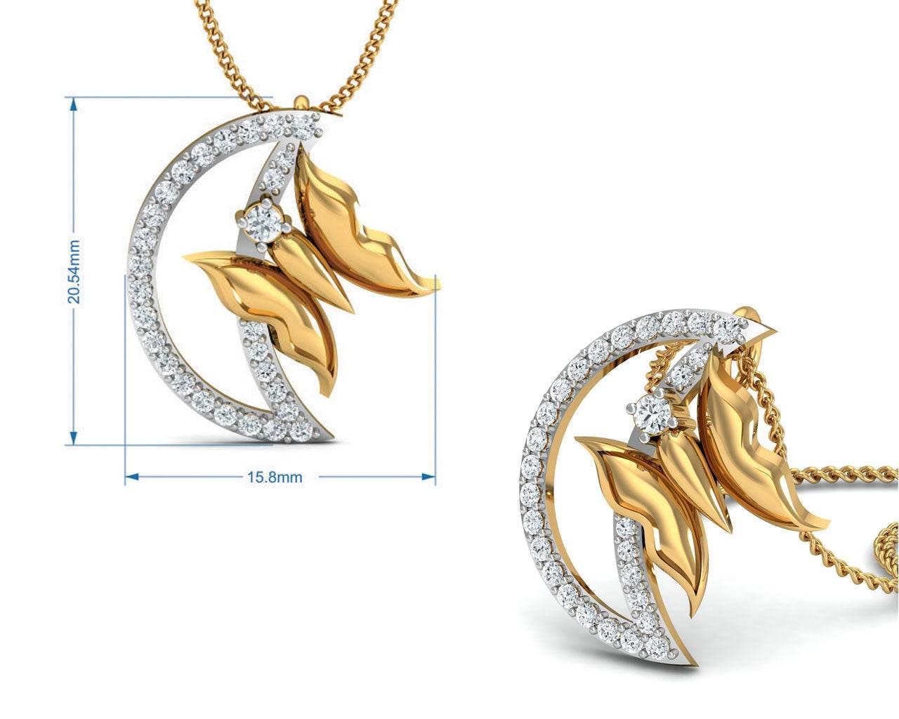 Afni Diamond Pendant - Jewelslane