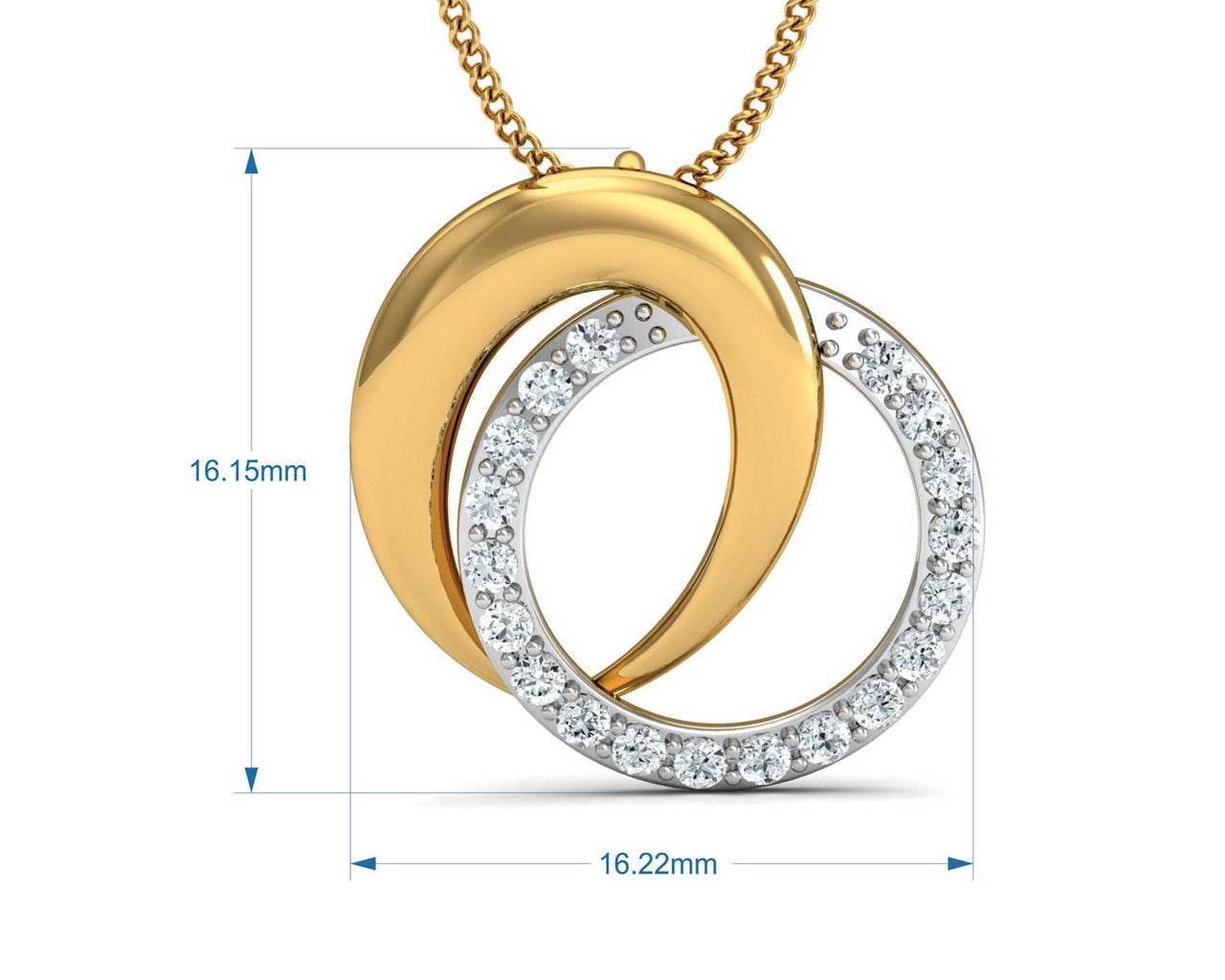 Aheli Diamond Pendant - Jewelslane