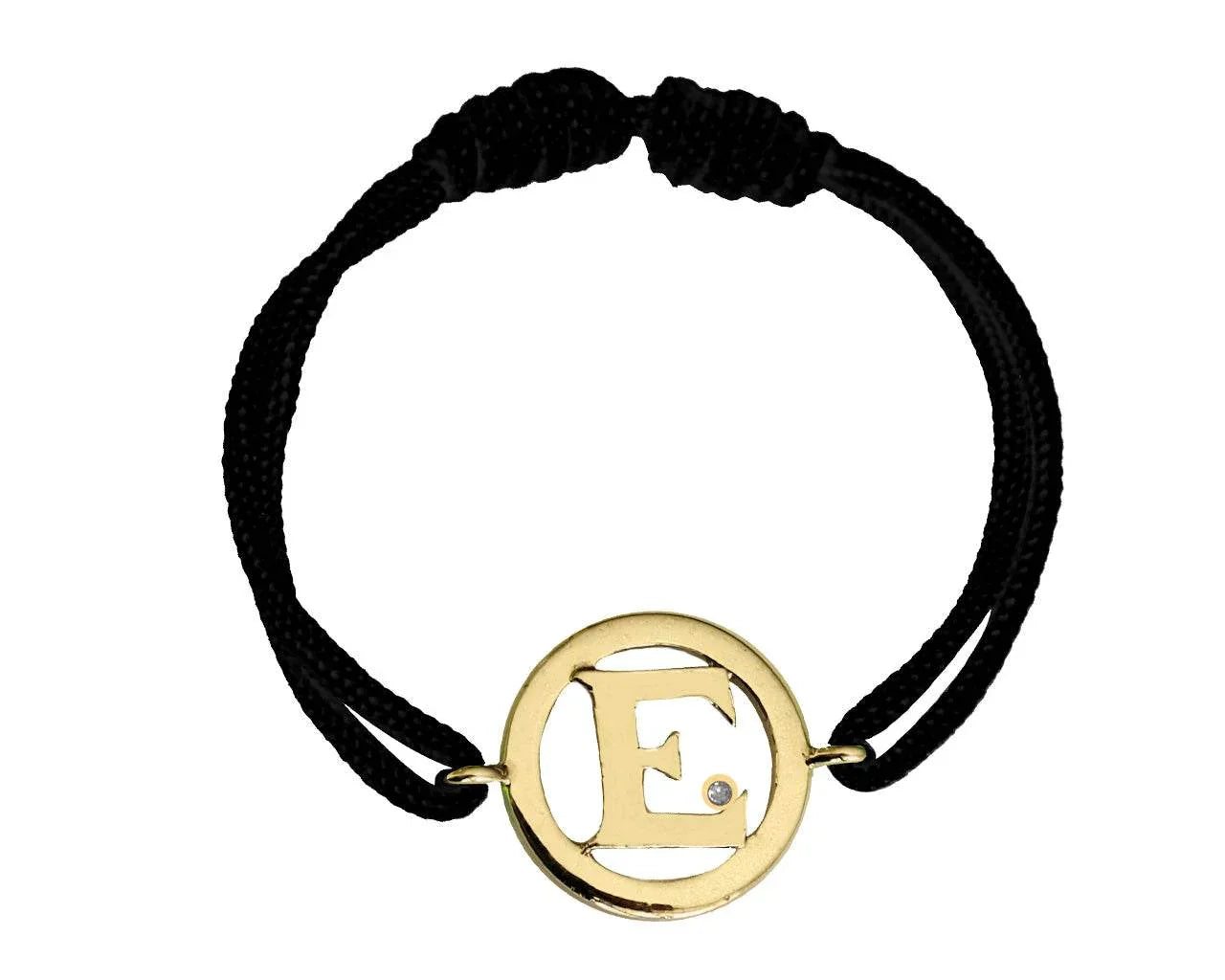 Alphabet E Gold Bracelet - Jewelslane