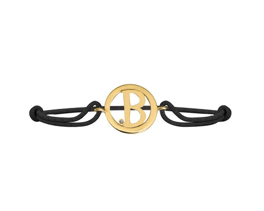 Alphabet B Gold Bracelet - Jewelslane