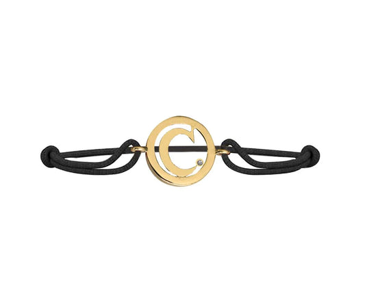 Alphabet C Gold Bracelet - Jewelslane