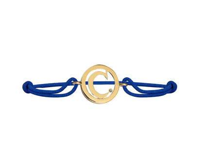 Alphabet C Gold Bracelet - Jewelslane