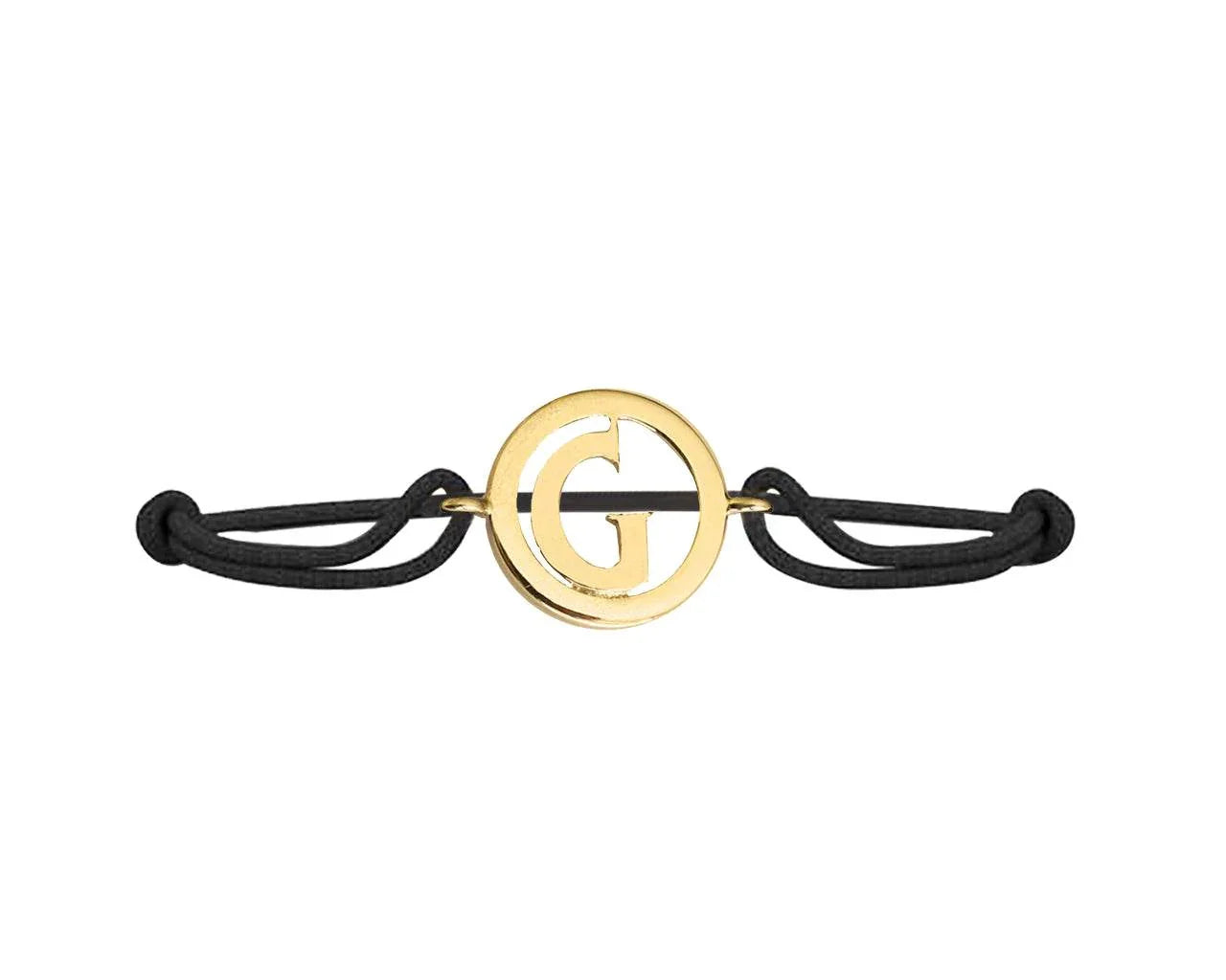 Alphabet G Gold Bracelet - Jewelslane