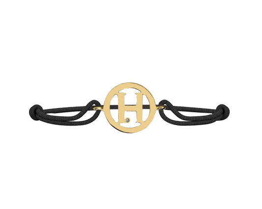 Alphabet H Gold Bracelet - Jewelslane