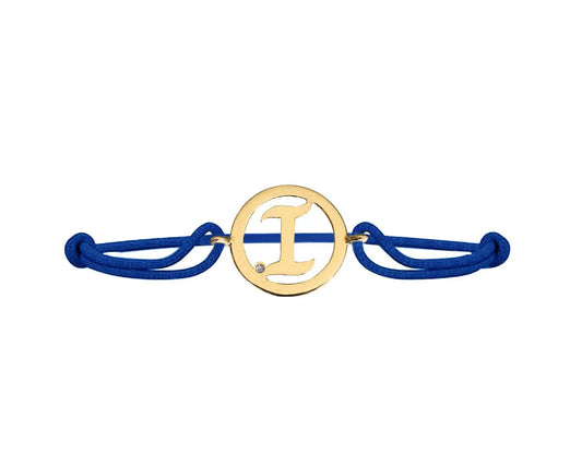 Alphabet I Gold Bracelet - Jewelslane