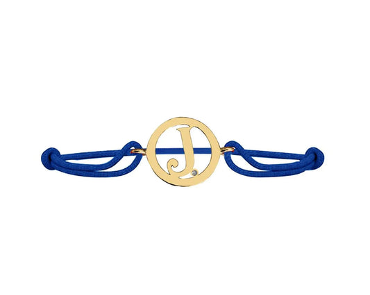 Alphabet J Gold Bracelet - Jewelslane