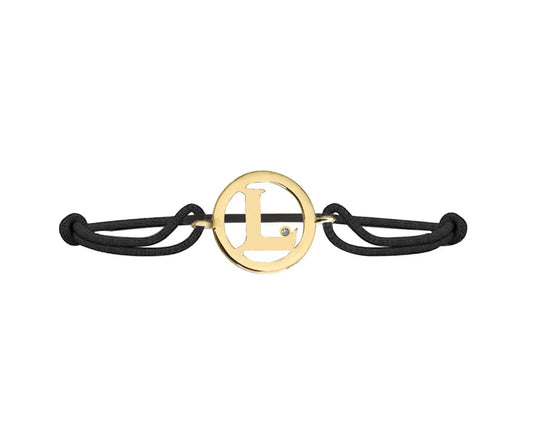 Alphabet L Gold Bracelet - Jewelslane