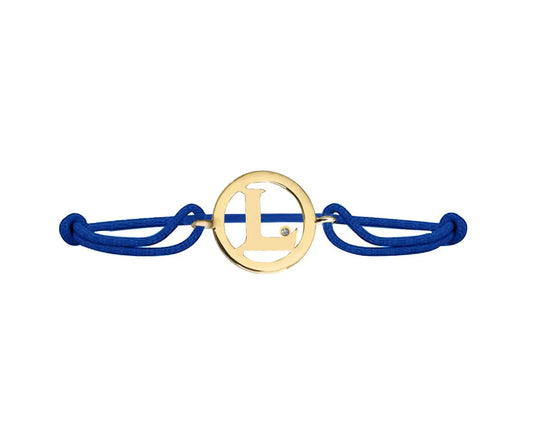 Alphabet L Gold Bracelet - Jewelslane