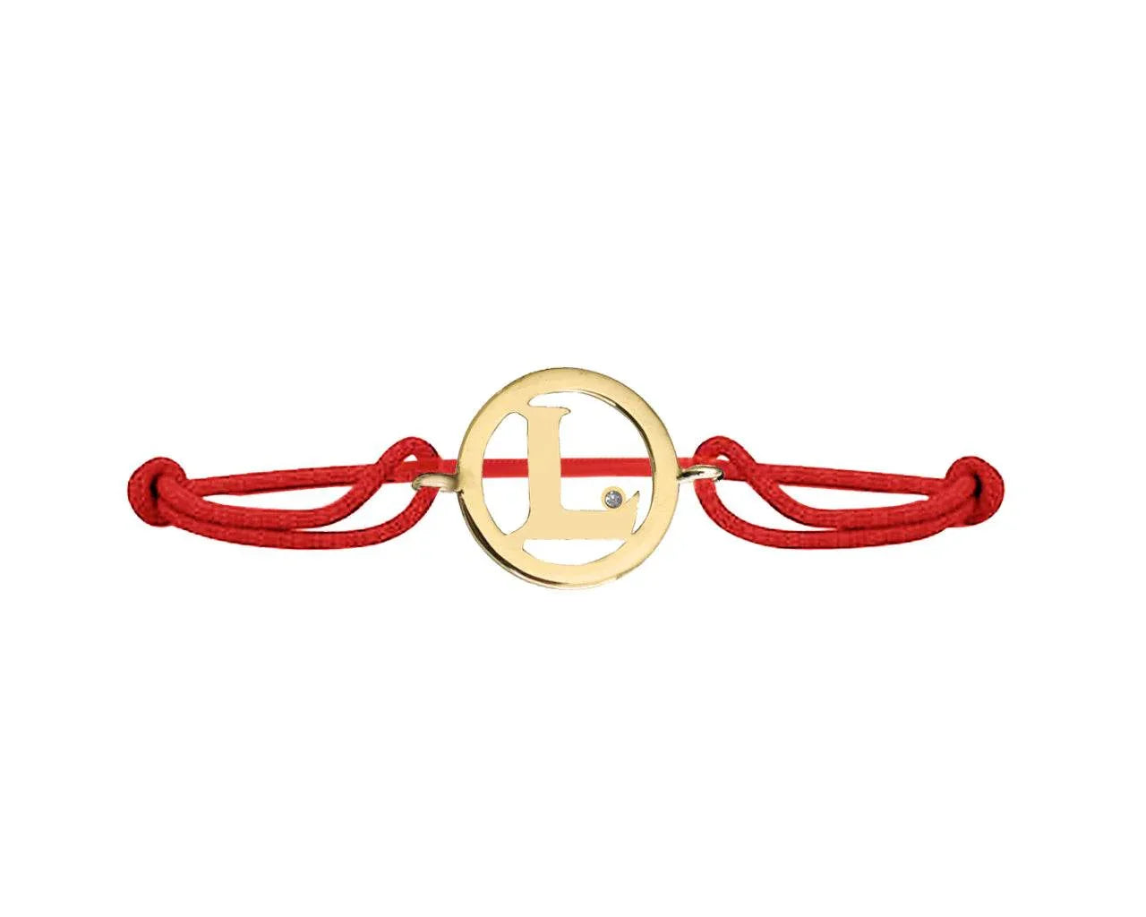 Alphabet L Gold Bracelet - Jewelslane