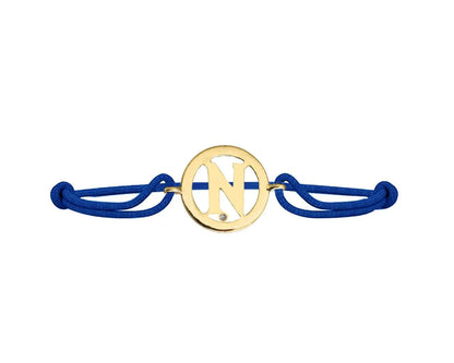 Alphabet N Gold Bracelet - Jewelslane