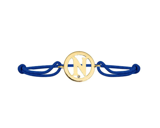 Alphabet N Gold Bracelet - Jewelslane