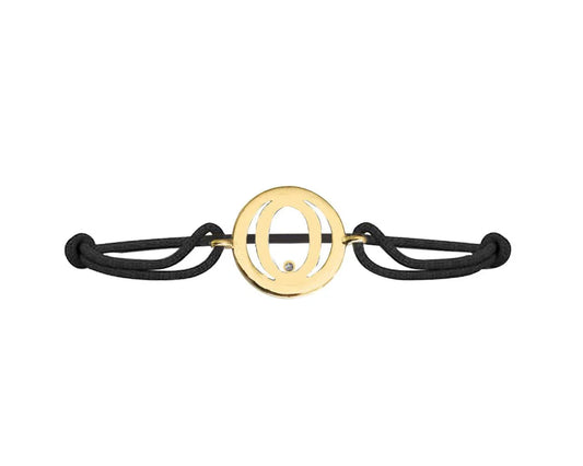 Alphabet O Gold Bracelet - Jewelslane