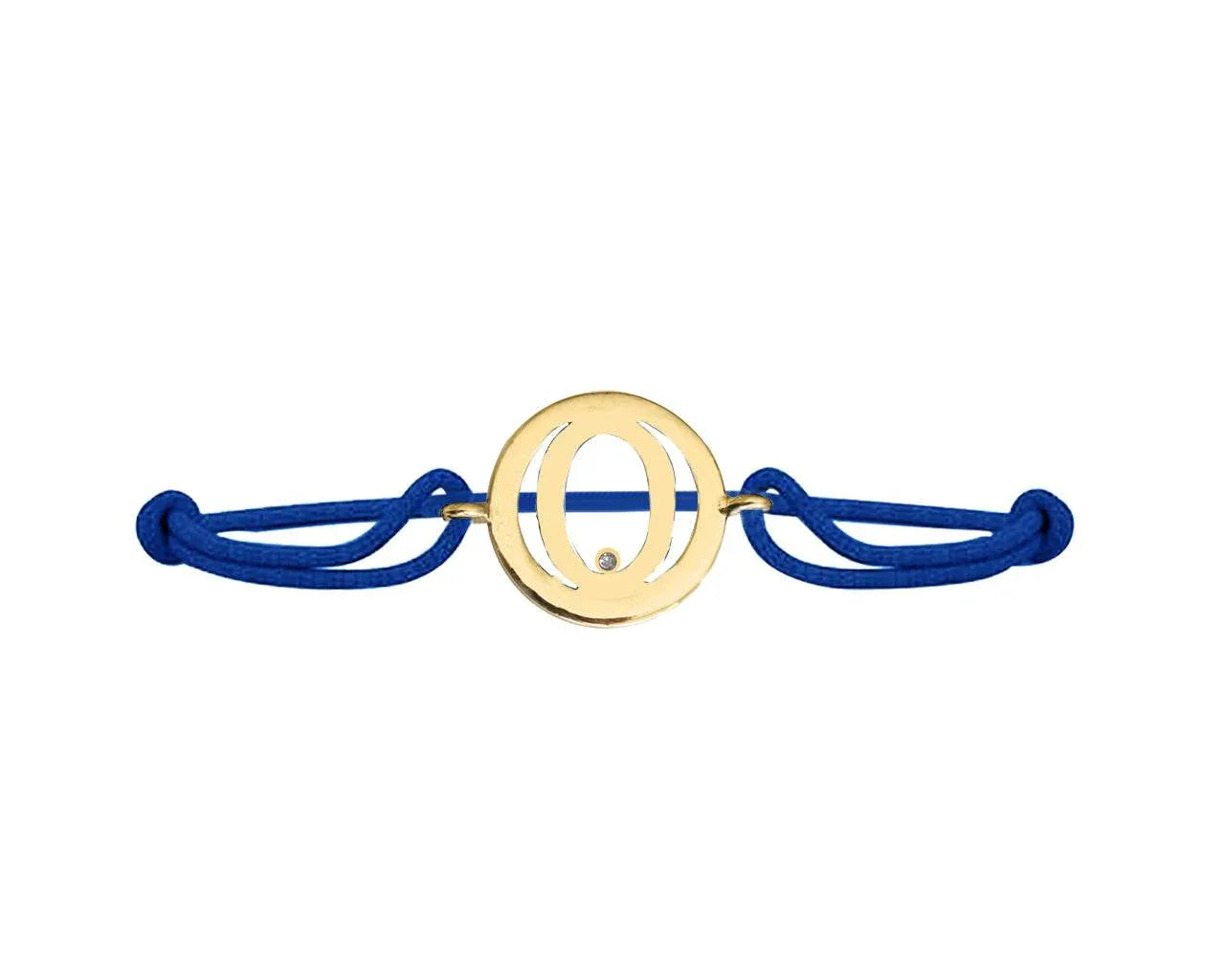Alphabet O Gold Bracelet - Jewelslane