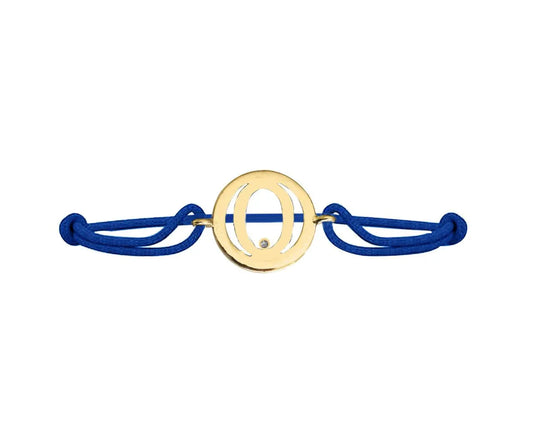Alphabet O Gold Bracelet - Jewelslane