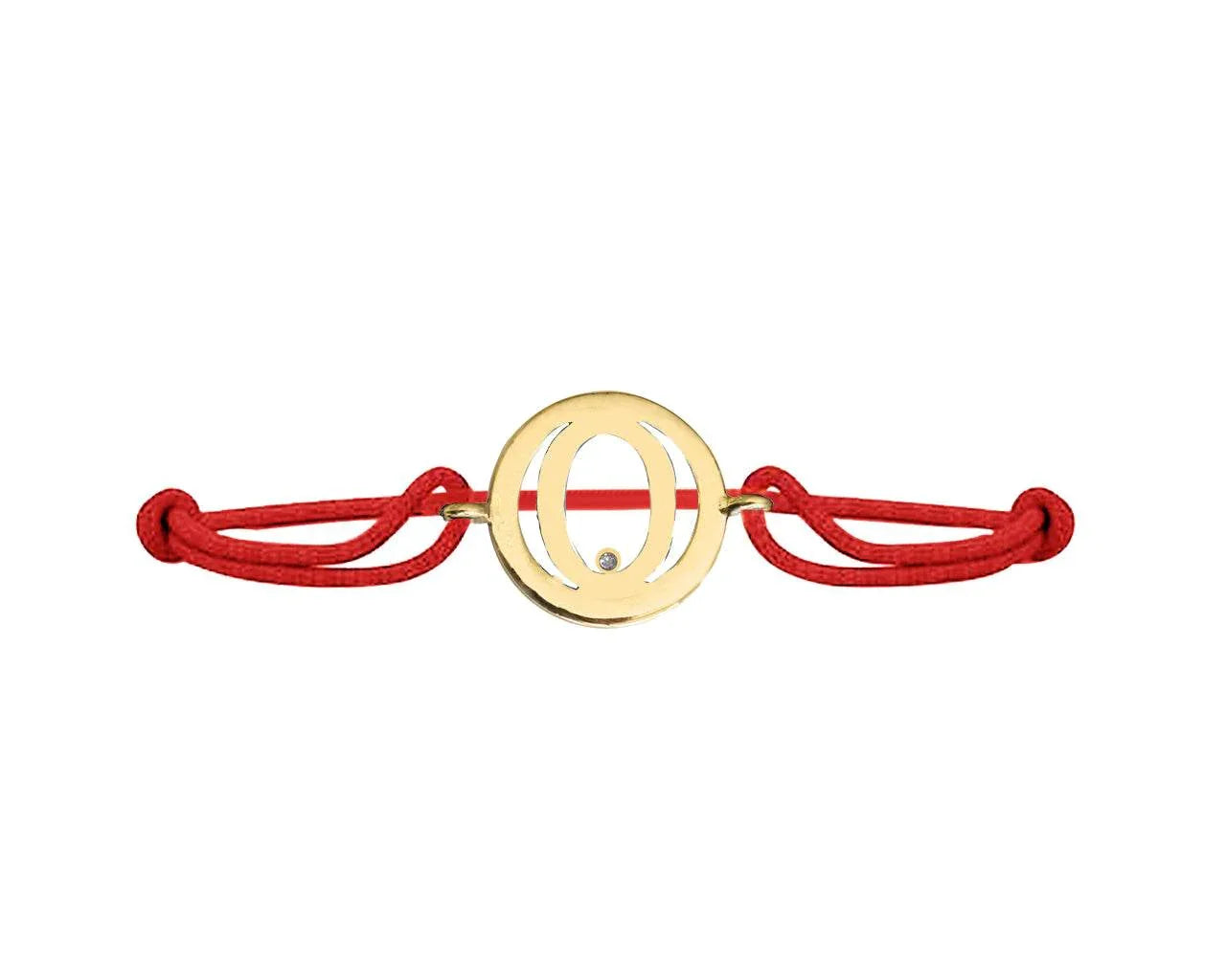 Alphabet O Gold Bracelet - Jewelslane