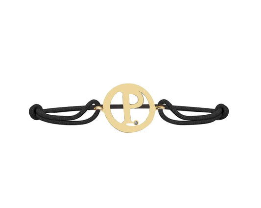 Alphabet P Gold Bracelet - Jewelslane