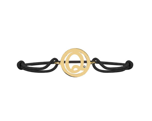 Alphabet Q Gold Bracelet - Jewelslane