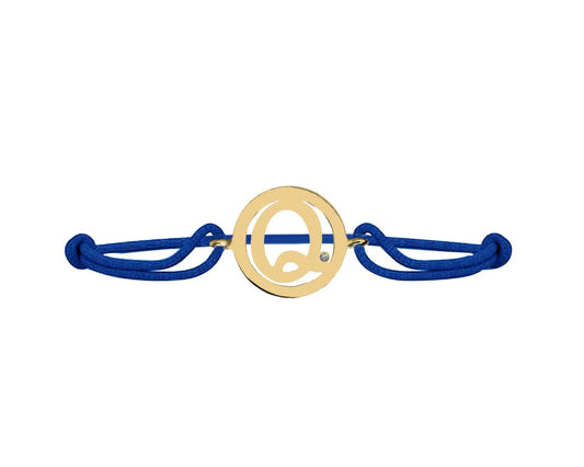 Alphabet Q Gold Bracelet - Jewelslane